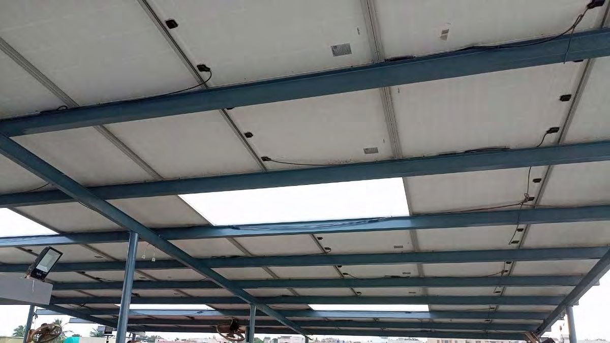 Solar installation at Cambridge Garment Industries, Korangi Industrial Area, Karachi